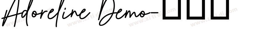 Adoreline Demo字体转换
